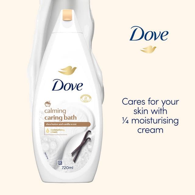 Dove 720ml Calming Caring Bath Bath Soak - gallery image 2