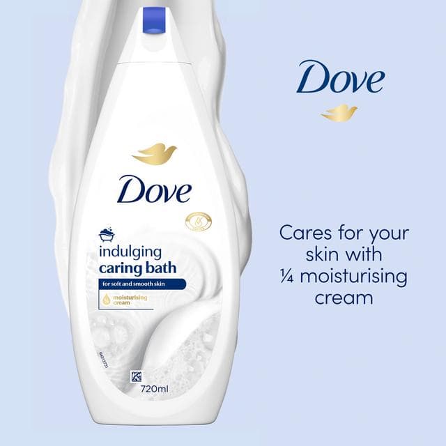 Dove Bath Soak Indulging Cream 720ml - gallery image 2