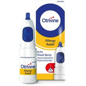 Otrivine 10ml Allergy Relief Nasal Spray