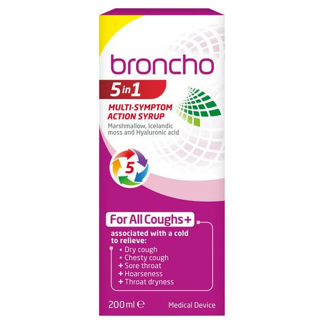 Broncho 5 in 1 Multi Symptom Action Syrup 200ml - gallery image 1