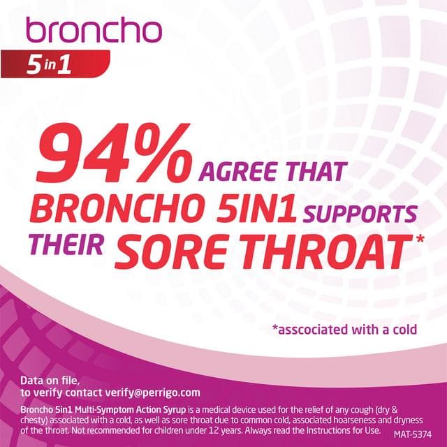 Broncho 5 in 1 Multi Symptom Action Syrup 200ml - gallery image 6