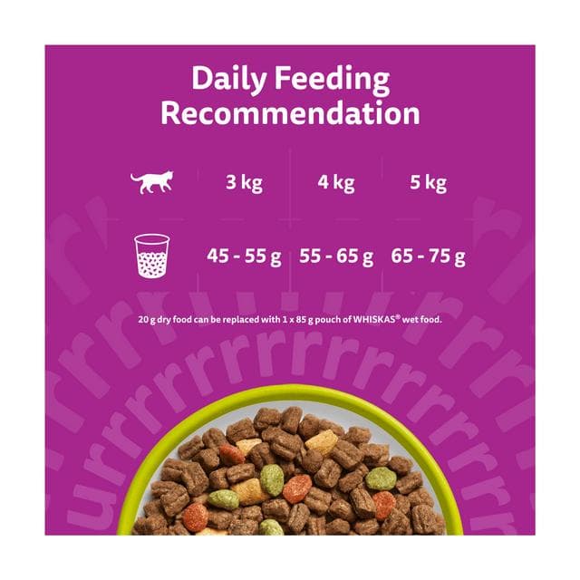 Whiskas 1+ Lamb Adult Dry Cat Food 1.9kg - gallery image 4