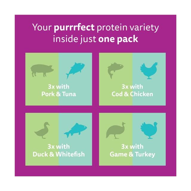 Whiskas 1+ Duo Mixed Medley Adult Wet Cat Food Pouches in Jelly 12 x 85g - gallery image 5