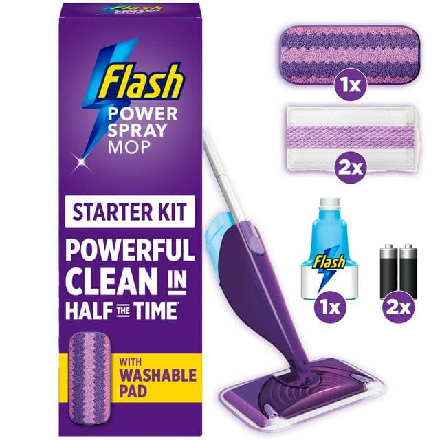 Flash Power Spray Mop Floor Cleaner All in One Starter Kit - gallery image 1