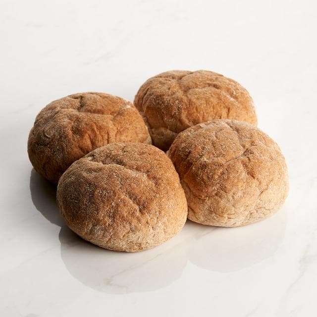 Sainsbury's Large Soft Wholemeal Rolls x4 - gallery image 1