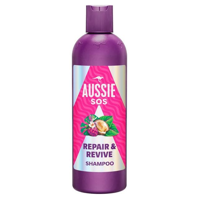 Aussie Sos Repair & Revive Shampoo For Dry Stressed Damaged Hair 300ml - gallery image 1