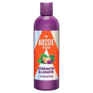 Aussie Sos Strength & Length Shampoo For Long Weak Brittle Hair 300ml