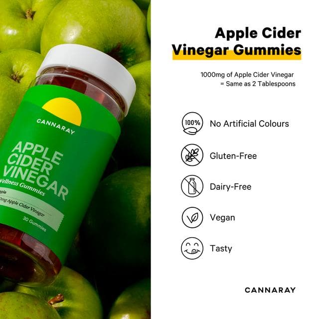 Cannaray Apple Cider Vinegar Wellness Gummies Apple x30 - gallery image 3