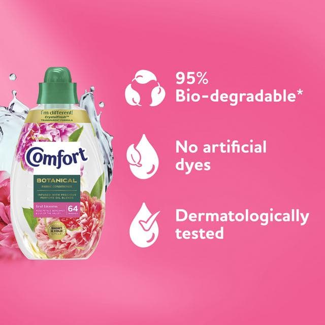 Comfort Botanical Fabric Conditioner First Blooms 64 Washes 960ml - gallery image 4