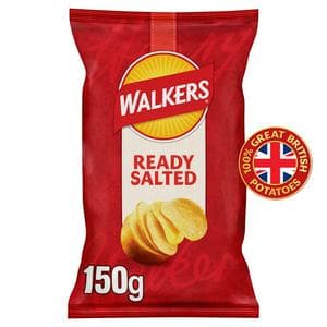 Walkers Ready Salted Sharing Crisps 150g