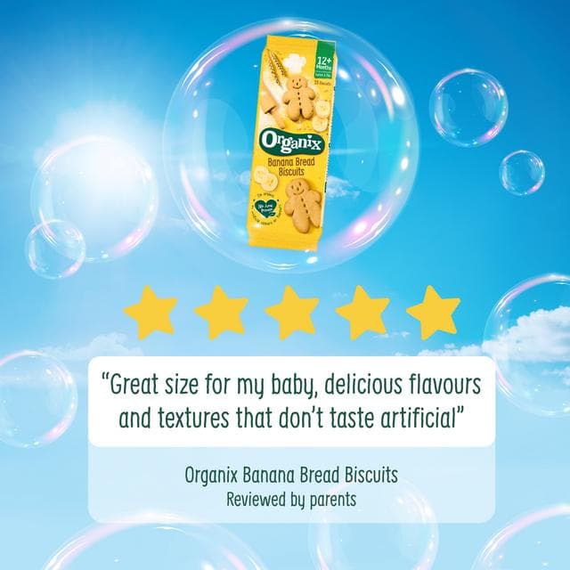 Organix Banana Bread Biscuits 12+ Months 135g - gallery image 5