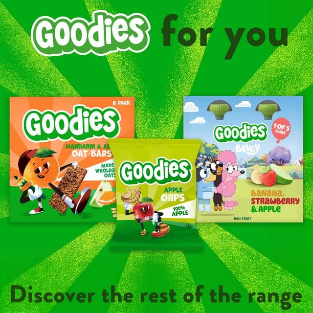 Goodies 5 x 23g Apple & Blackcurrant Multipack Kids Snack Oat Sticks Bars - gallery image 6