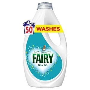 Fairy Non Bio Laundry Washing Liquid Detergent 50 Washes