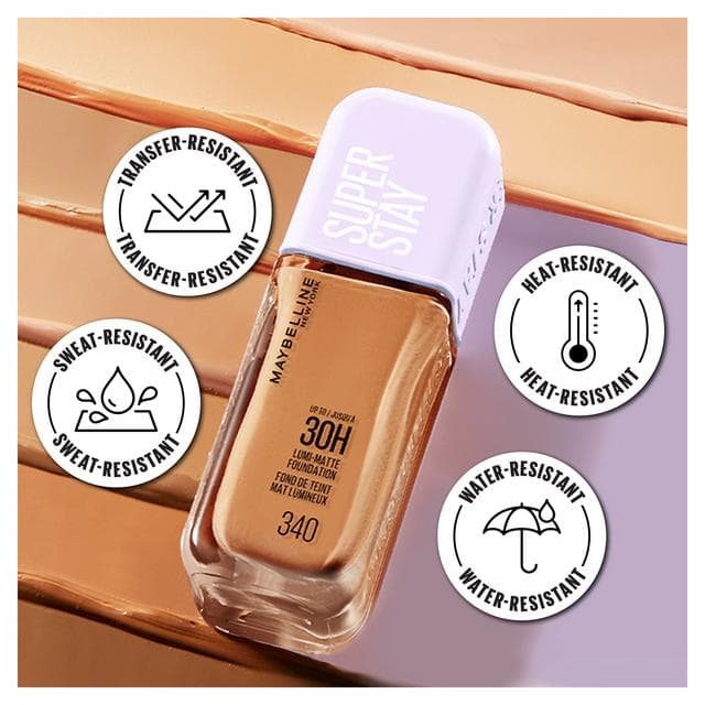 Maybelline Super Stay Up To 30h Lumi Matte Foundation 140 - gallery image 5