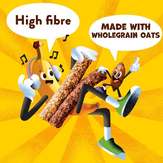 Goodies Choco & Banana 5 x 23g Multipack Kids Snack Oat Sticks Bars - gallery image 3