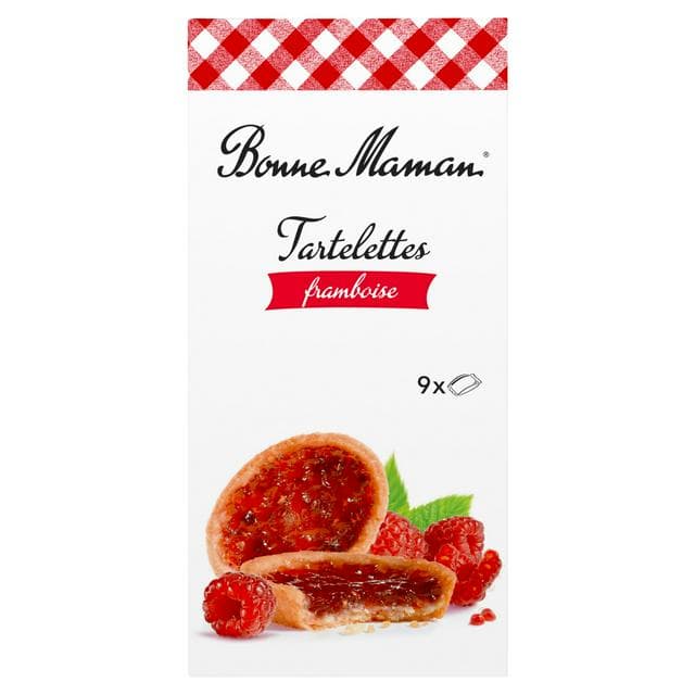 Bonne Maman 9 Raspberry Tartelettes 135g - gallery image 1