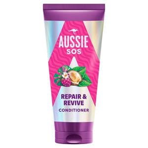 Aussie Sos Repair & Revive Conditioner For Dry Stressed Damaged Hair 200ml