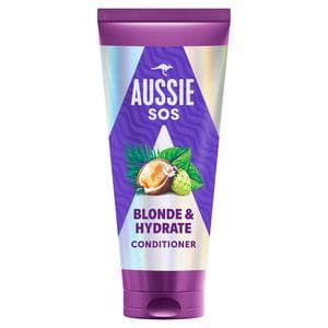 Aussie Sos Blonde & Hydrate Conditioner For Bleached Highlighted Grey Hair 200ml