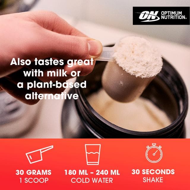 Optimum Nutrition 100% Gold Standard Whey Banana Cream 450g - gallery image 5