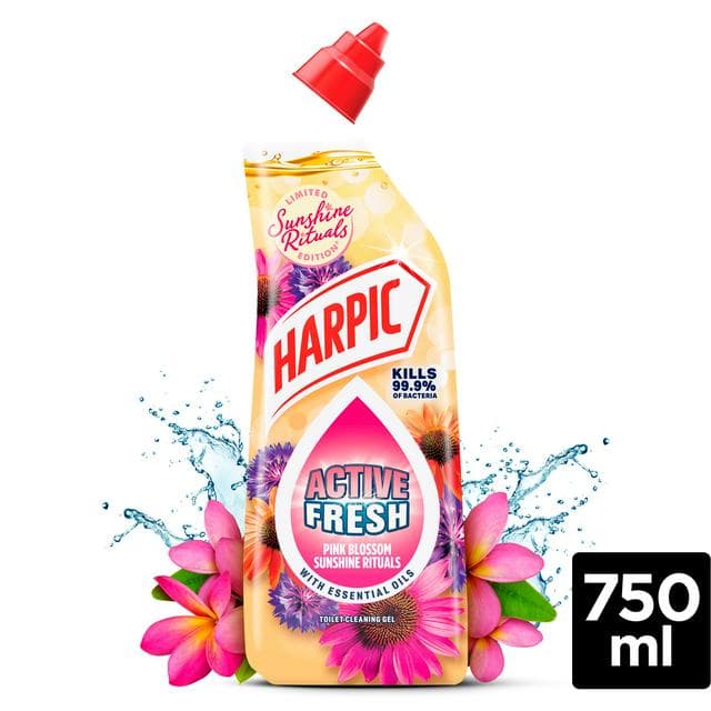 Harpic Active Fresh Pink Blossom 750ml - gallery image 1