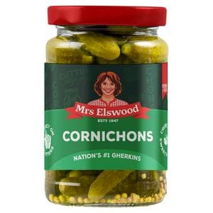 Mrs Elswood Cornichons 215g
