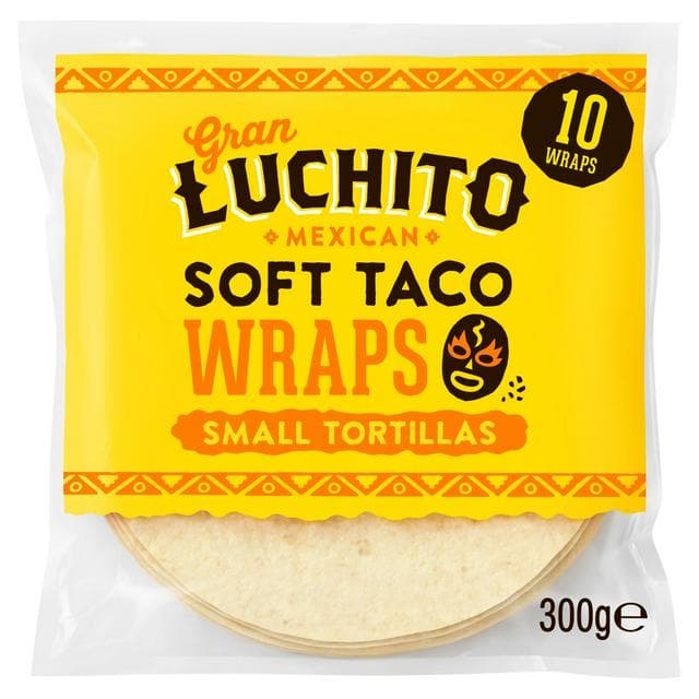 Gran Luchito Mexican Soft Taco Wraps x10 300g - gallery image 1