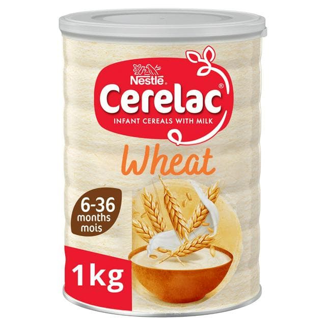 Cerelac Infant Baby Cereals with Milk Wheat 6 Months+ 1kg - gallery image 1
