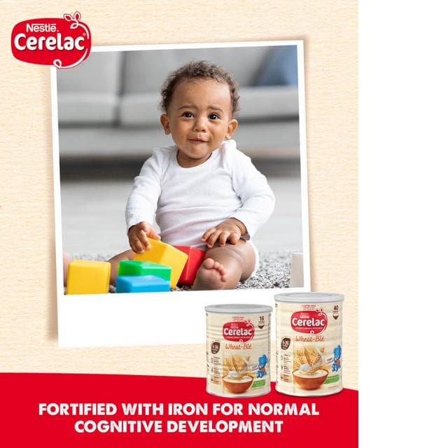 Cerelac Infant Baby Cereals with Milk Wheat 6 Months+ 1kg - gallery image 5