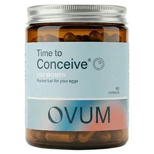 Ovum Time to Conceive Fertility Food Supplement Capsules x90