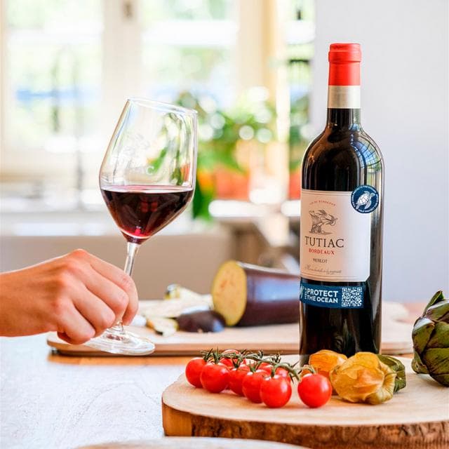 Tutiac Bordeaux Merlot Red Wine Help Protect the Ocean - gallery image 4