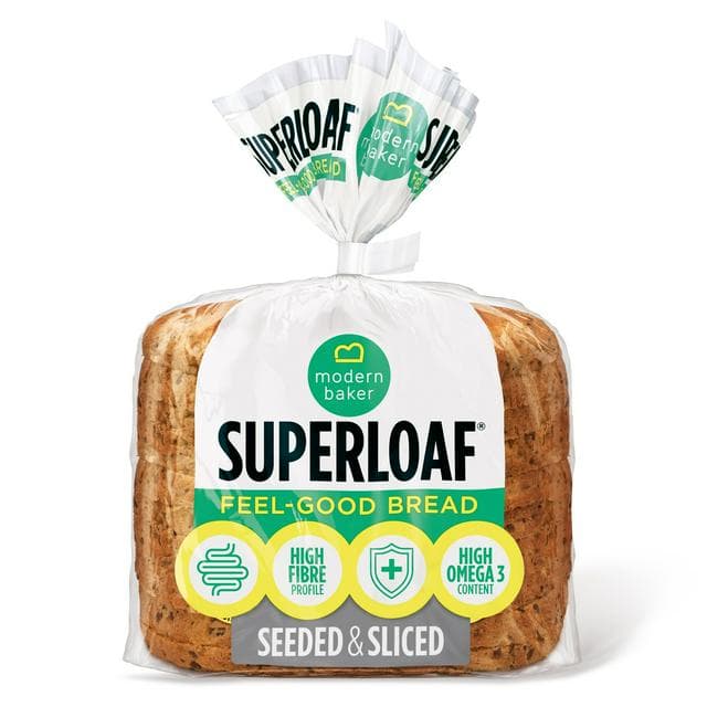 Modern Baker Superloaf Seeded & Sliced Bread 400g - gallery image 1