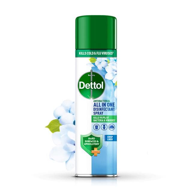 Dettol All In One Disinfectant Spray Crisp Linen 300ml - gallery image 2