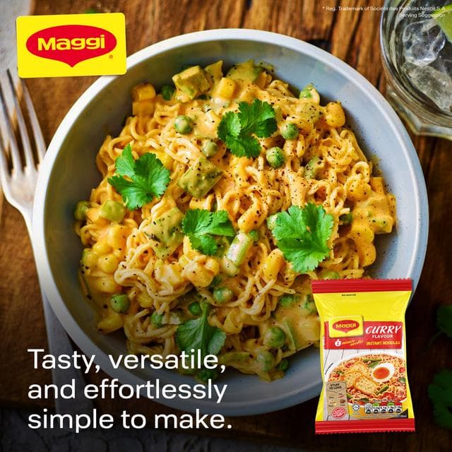 Maggi Curry Flavour Instant Noodles 5x79g - gallery image 5