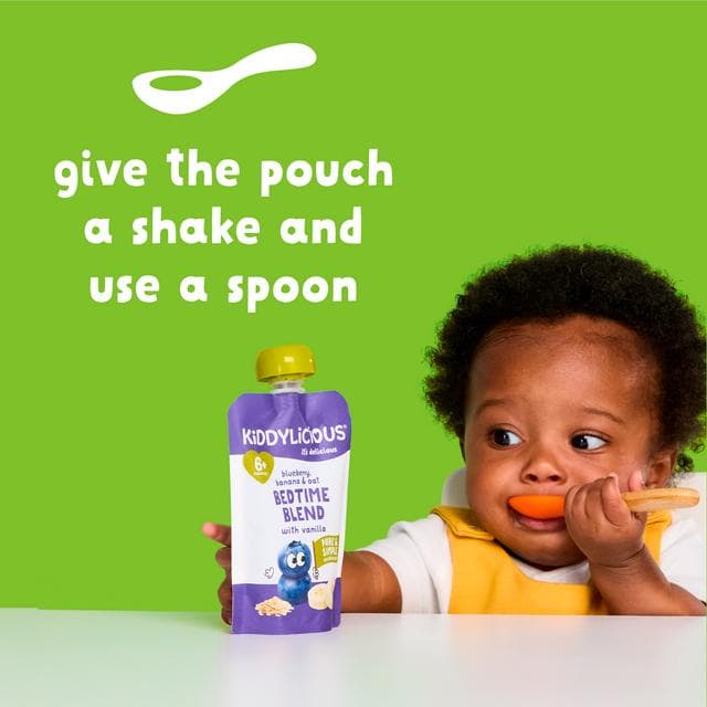 Kiddylicious Strawberry, Banana & Yoghurt Pouch Baby Food 100g - gallery image 5