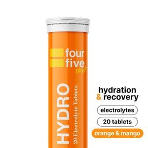 Fourfive Plus+ Orange & Mango Flavour Hydro Electrolyte Tablets x20