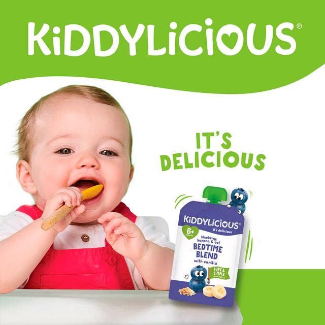 Kiddylicious Smooth Pear Pouch Baby Food 100g - gallery image 4