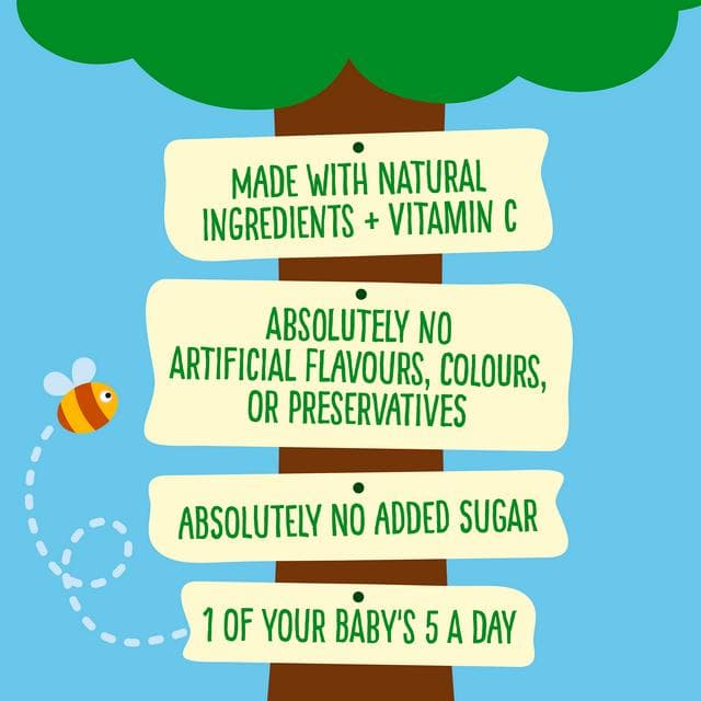 Heinz By Nature Apple Banana & Apricot 6+ Months 4x100g - gallery image 4