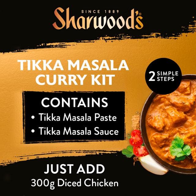 Sharwood's Tikka Masala Indian Curry Sauce Kit 280g - gallery image 2