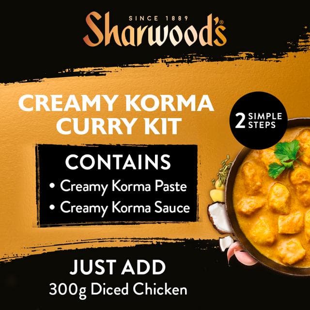 Sharwood's Korma Indian Curry Sauce Kit 280g - gallery image 2