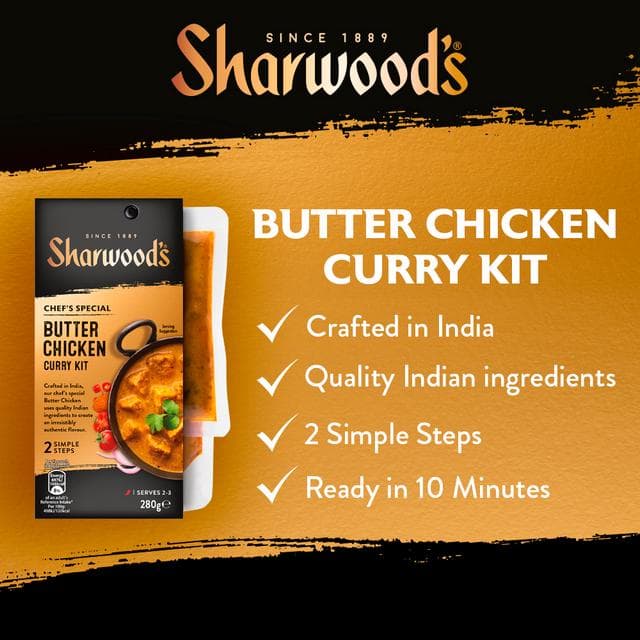 Sharwood's Butter Chicken Indian Curry Sauce Kit 280g - gallery image 3