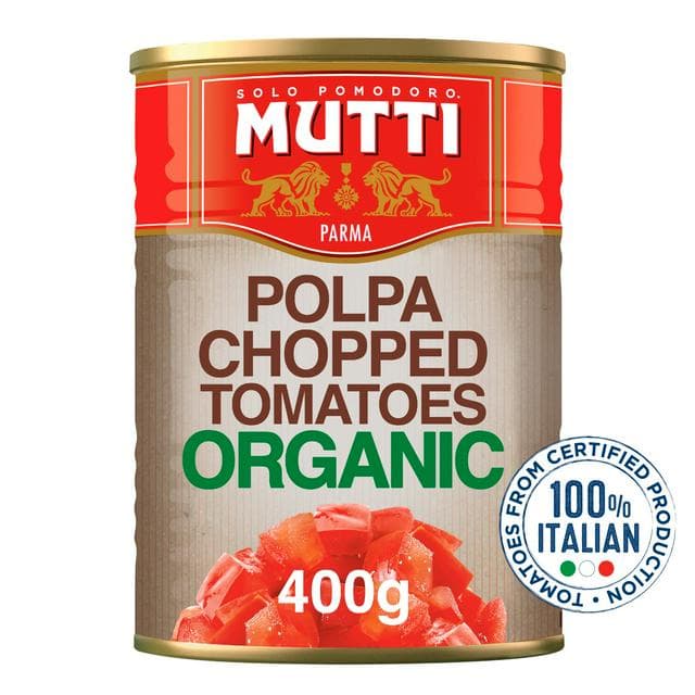 Mutti Organic Chopped Tomatoes 400g - gallery image 1