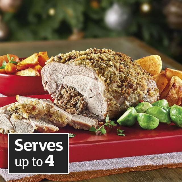 Sainsbury's 850g Pork Sage & Onion Stuffed Turkey Thigh Joint - gallery image 1