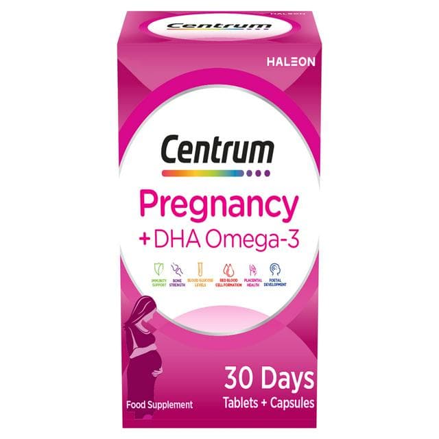 Centrum Pregnancy Vitamins with DHA & Omega 3 30 Day Supply - gallery image 1