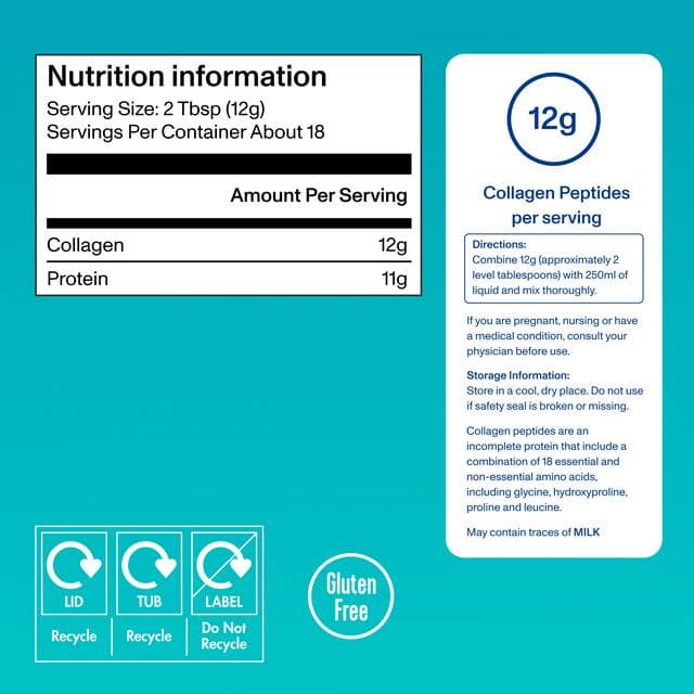 Vital Proteins Unflavoured Marine Collagen Powder Tub 221g - gallery image 6