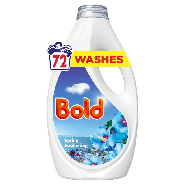 Bold Spring Awakening Laundry Washing Liquid Detergent 72 Washes - gallery image 1
