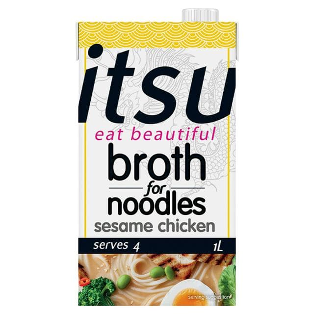 itsu 1L Sesame Chicken Broth for Noodles (Serves 4) - gallery image 1