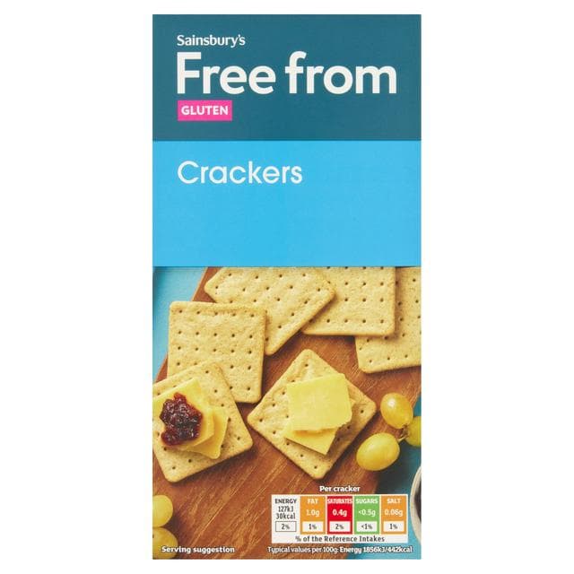 Sainsbury's Free From Crackers 137g - gallery image 1