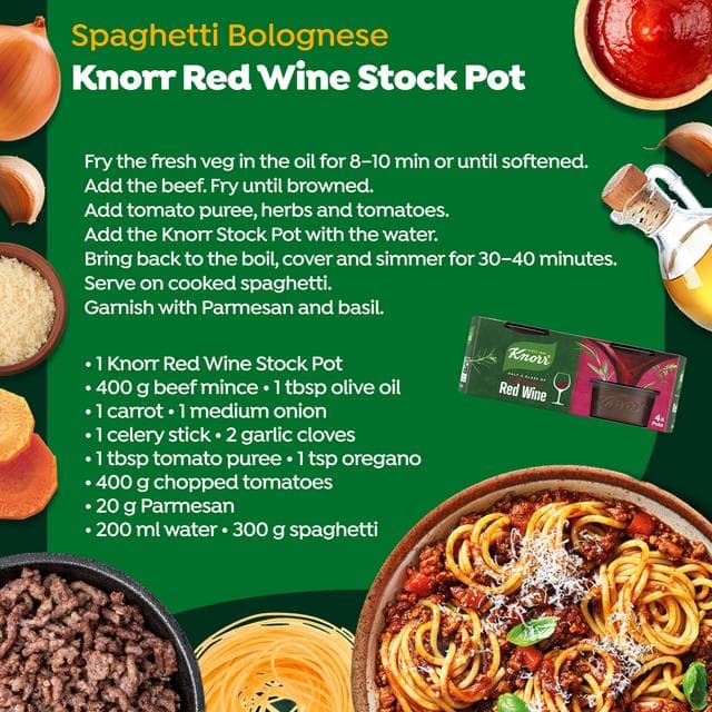 Knorr Stock Pots Red Wine 4x26g - gallery image 2