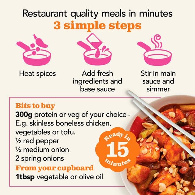 The Spice Tailor Spicy Kung Pao Chinese Sauce Kit 245g - gallery image 3