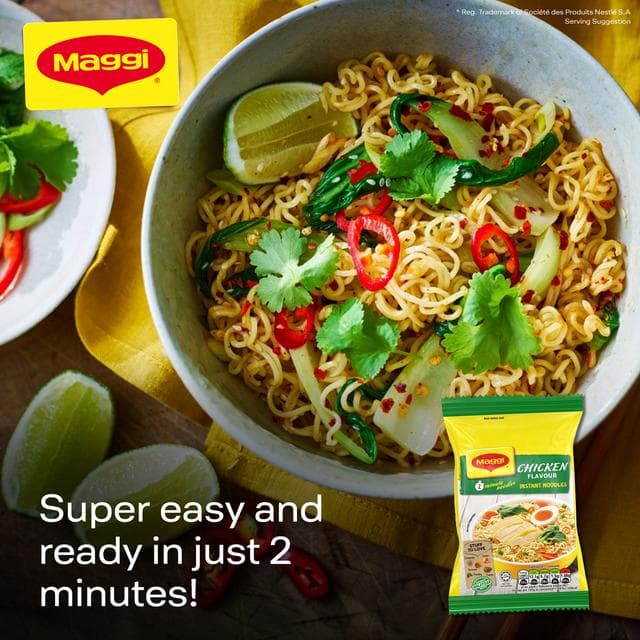 Maggi Chicken Flavour Instant Noodles 5x74g - gallery image 2